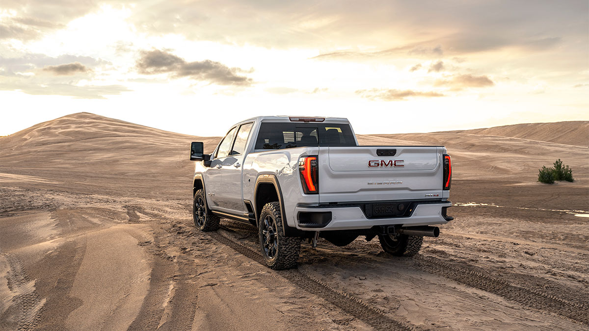2024 GMC Sierra 1500 in white.