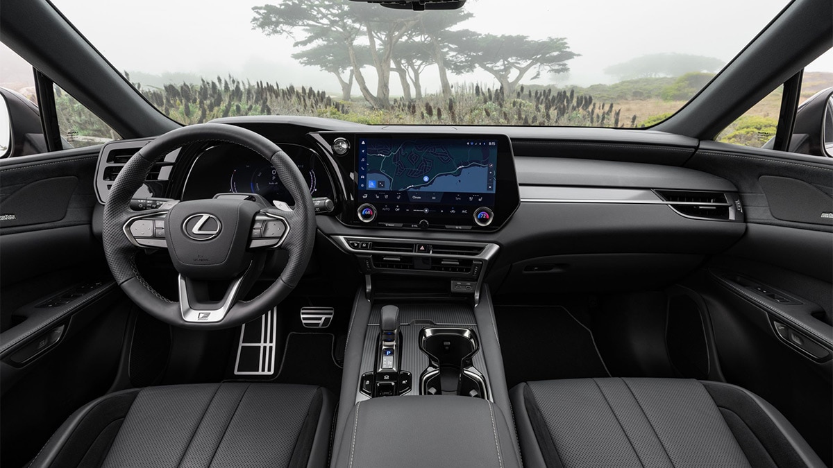 2024 Lexus RX interior.
