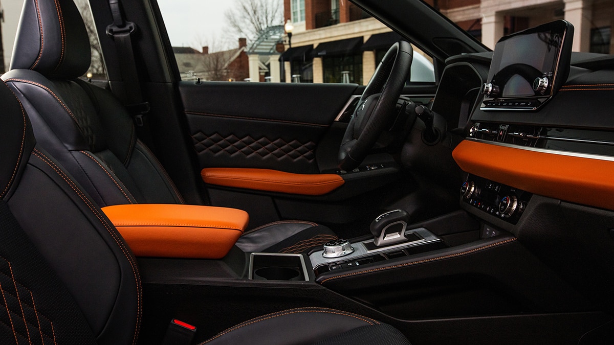 2024 Mitsubishi Outlander interior.