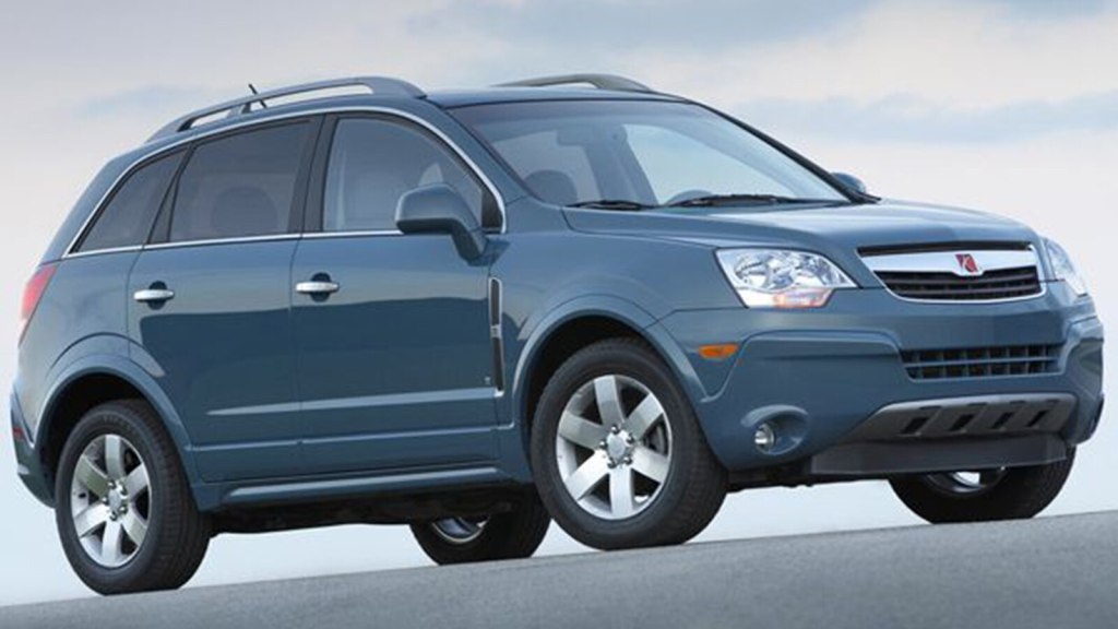 2008 Saturn Vue in blue.