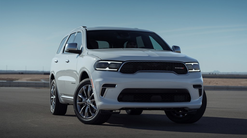 2024 Dodge Durango Citadel in white.