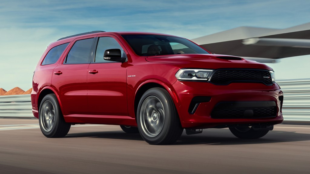 2024 Dodge Durango R/T in red.