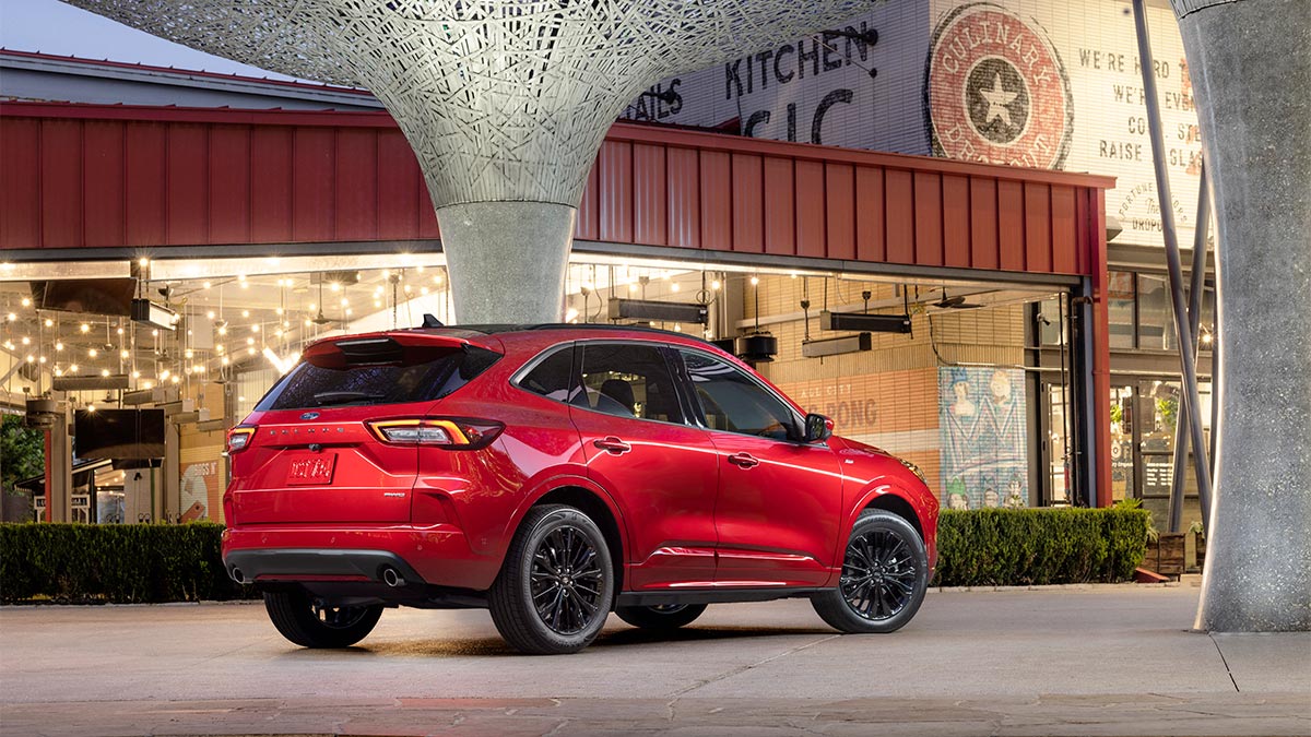 2024 Ford Escape in red.
