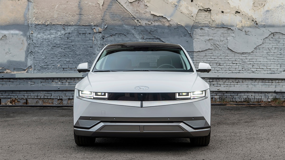 The 2024 Hyundai Ioniq 5 in white.