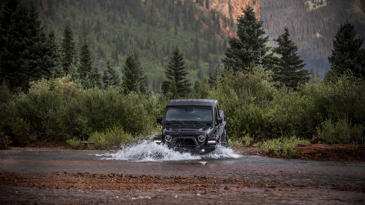 The 2024 Jeep Gladiator Willys with the AEV upfit package. 