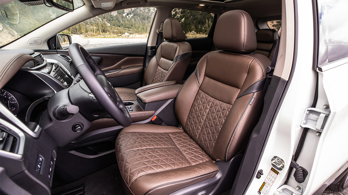 The interior of the 2024 Nissan Murano.