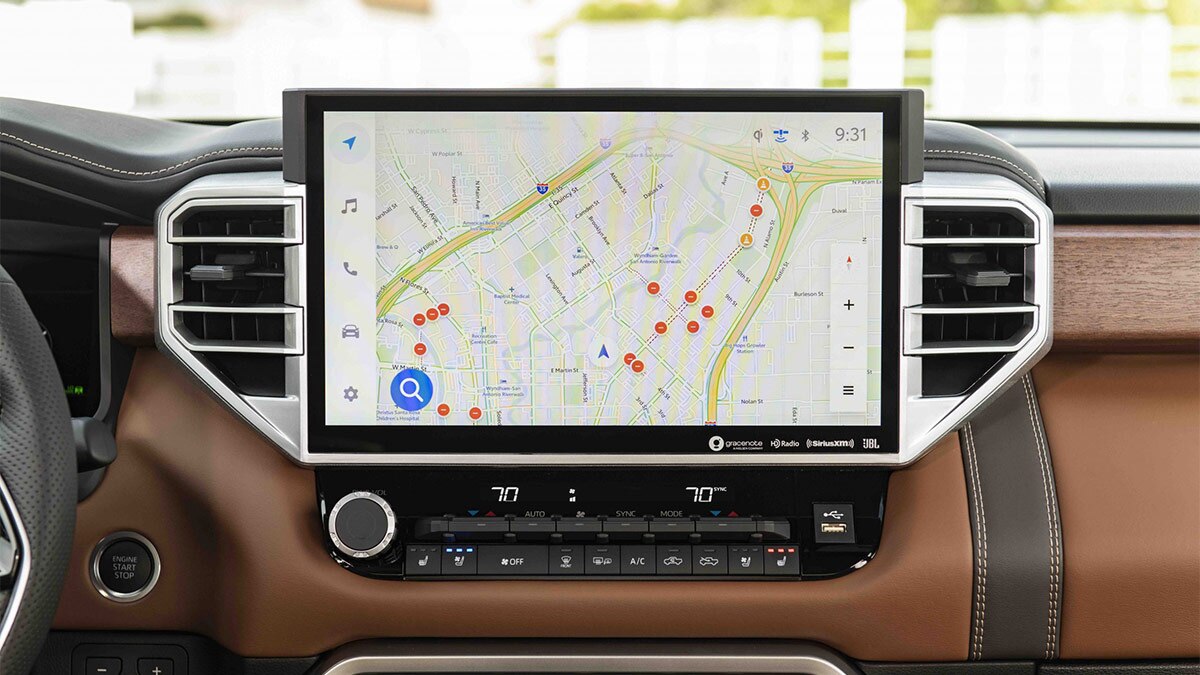 2024 Toyota Tundra interior.