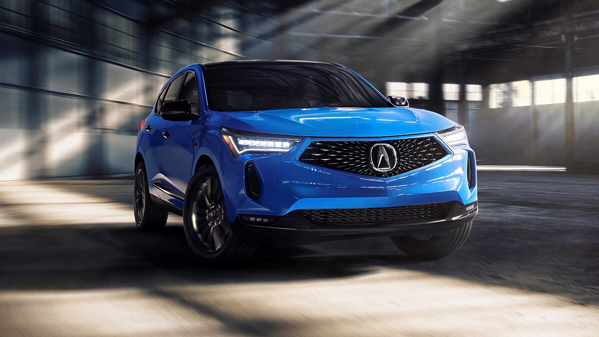The 2024 Acura RDX in blue.