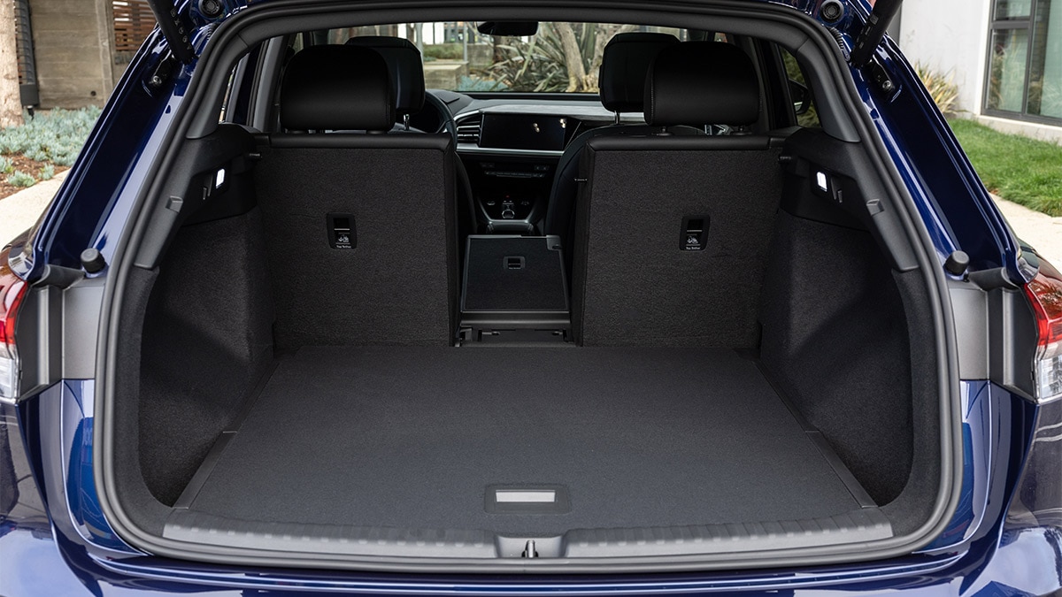 The 2024 Audi Q4 e-tron in blue.