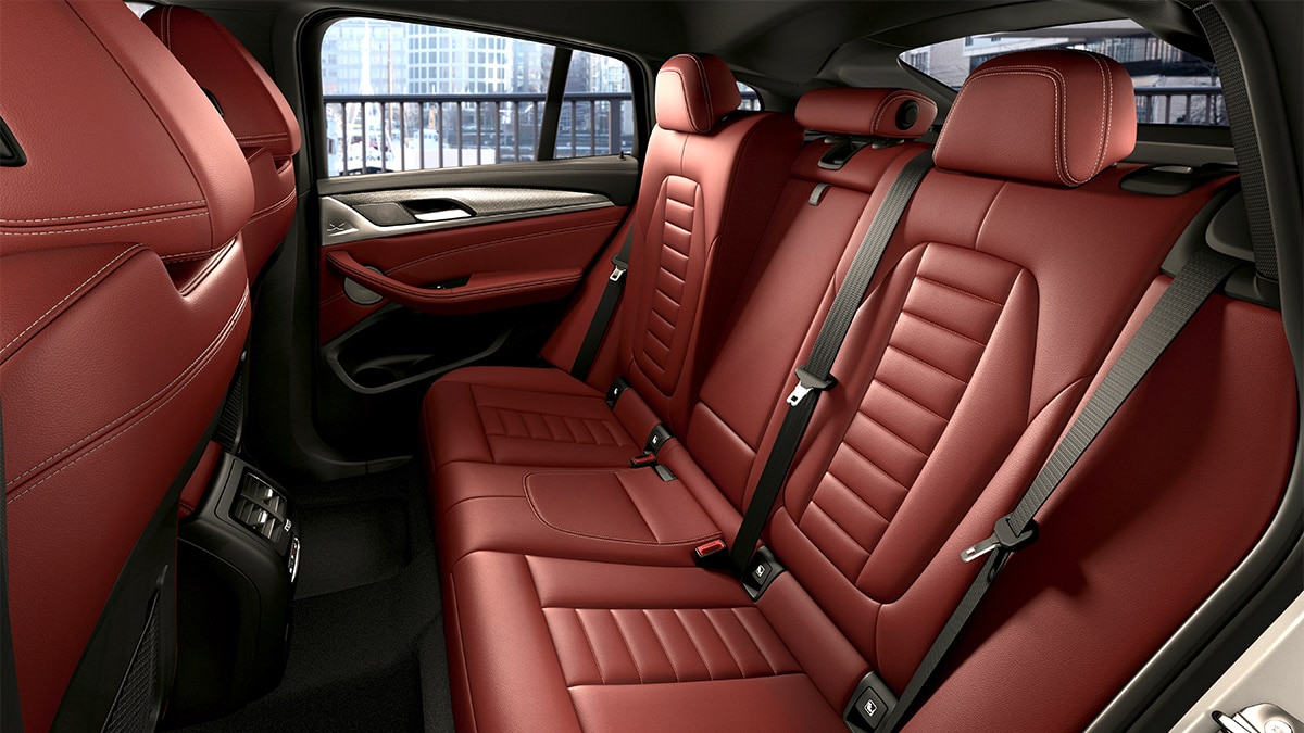 The 2024 BMW X4 M interior.