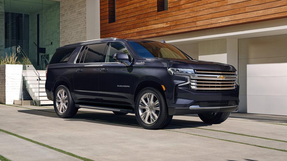 2024 Chevrolet Suburban in black.