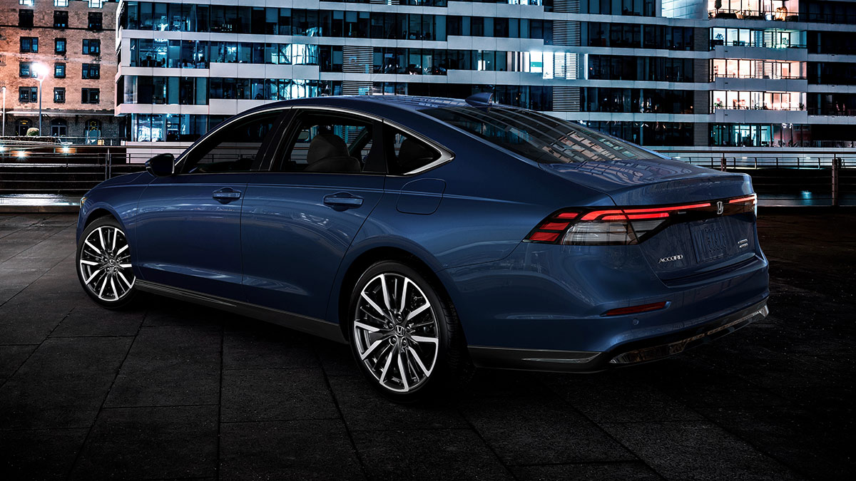 The 2024 Honda Accord in blue.
