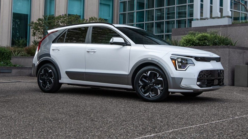 2024 Kia Niro EV in white.