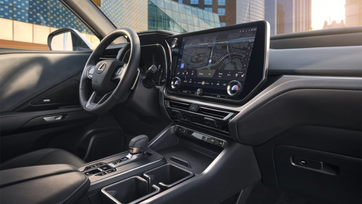 The 2024 Lexus TX interior.