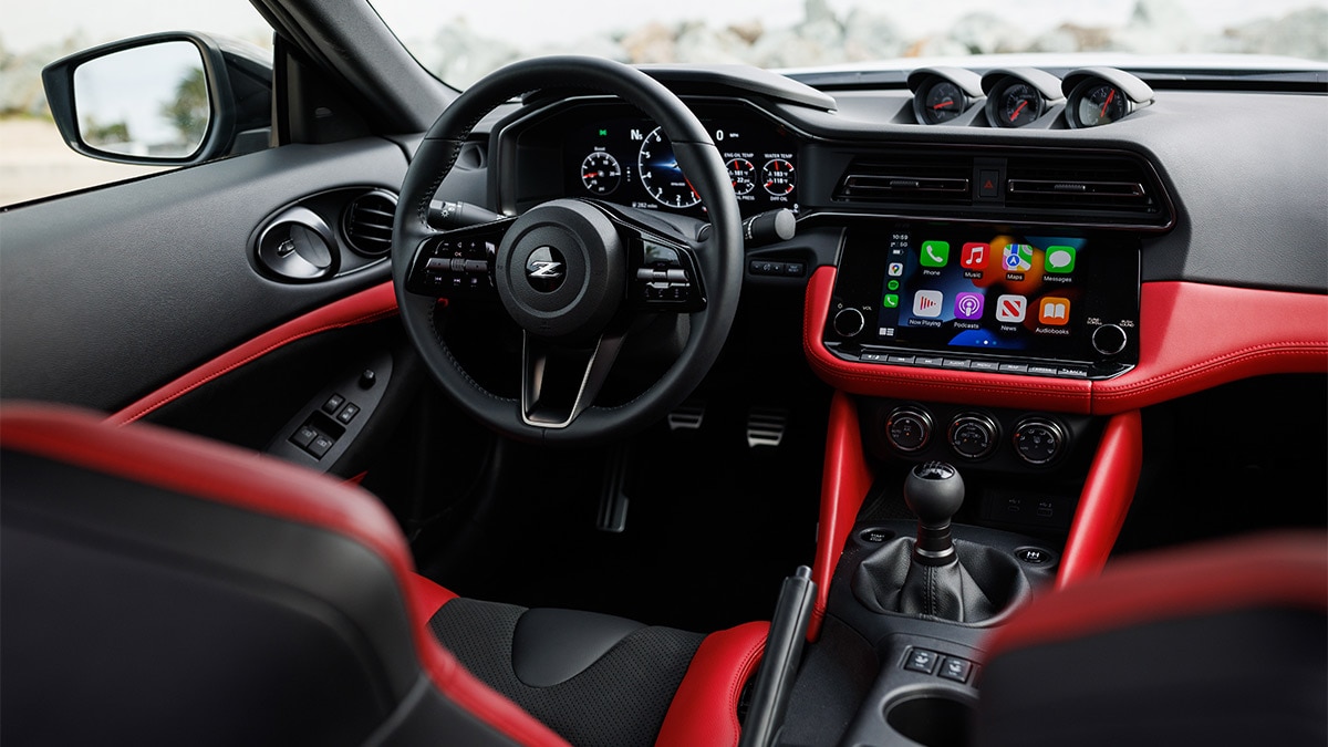 The 2024 Nissan Z interior.
