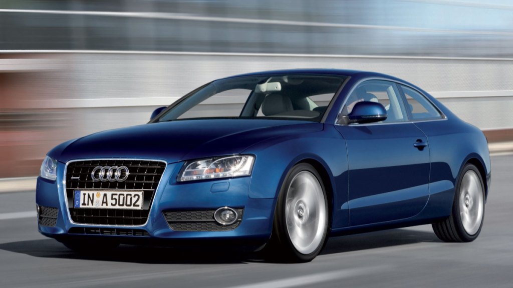 2011 Audi A5 in blue.