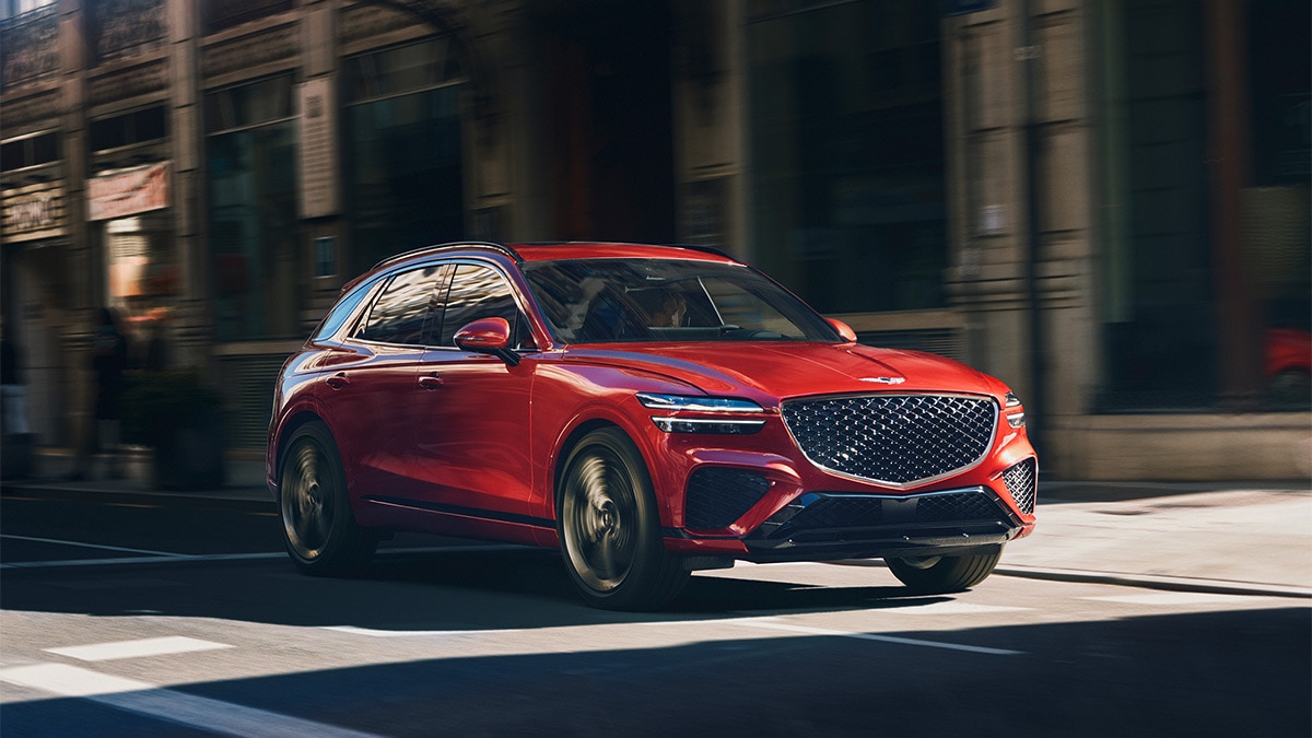The 2024 Genesis GV70 3.5T AWD Sport.