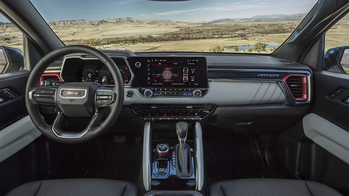 The AT4X trim has many of the same luxury and technology features as the Denali model.