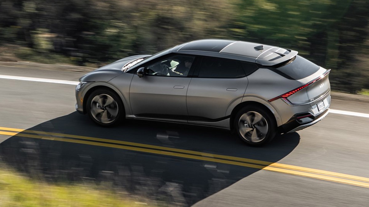 Looking sharp: the 2024 Kia EV6.