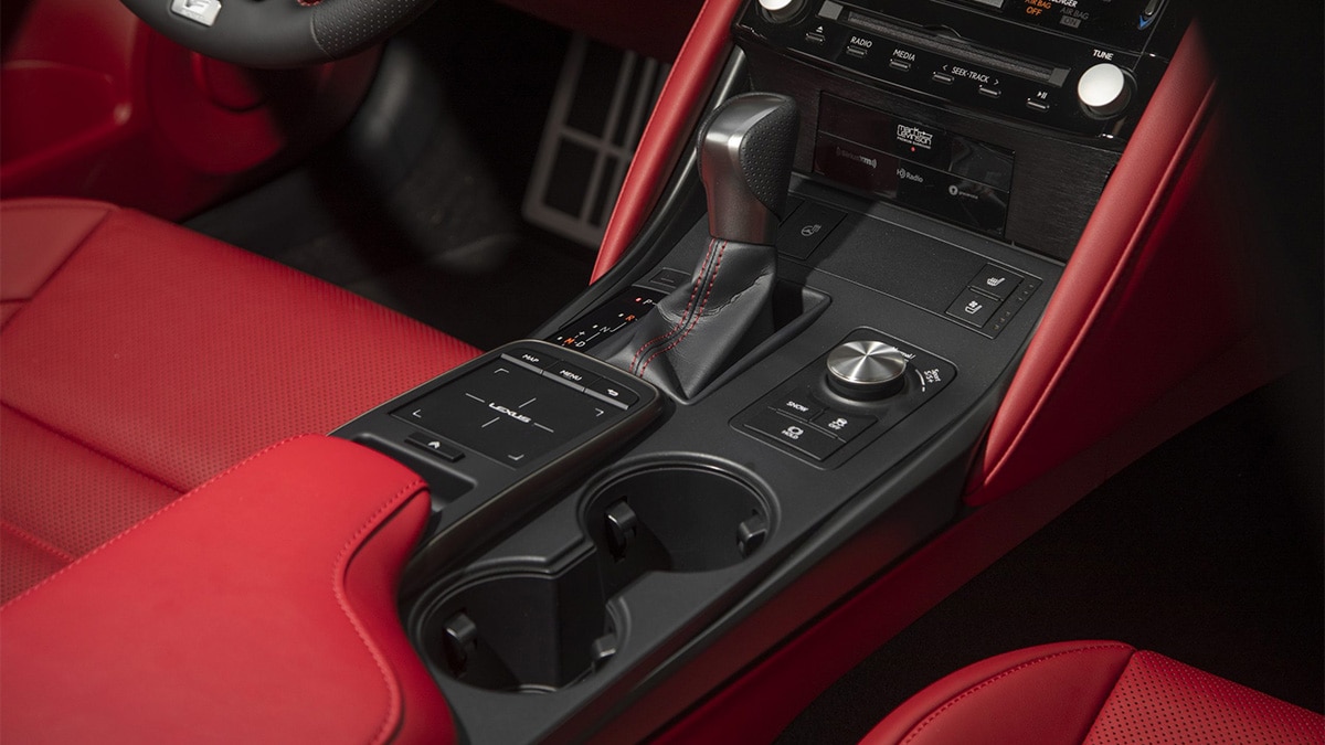 Operating the touchpad controller on the center console of the IS is an acquired skill.  