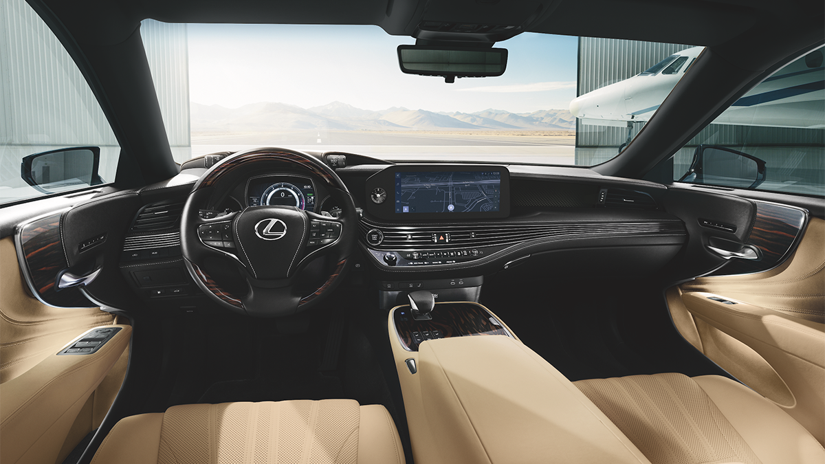 It's even more elegant inside: the 2024 Lexus LS.
