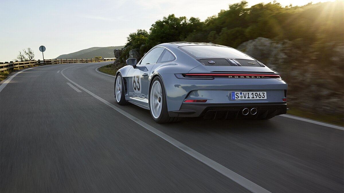 The limited-production 911 S/T celebrates the 60th Anniversary of the Porsche 911. Only 1,963 will be sold 