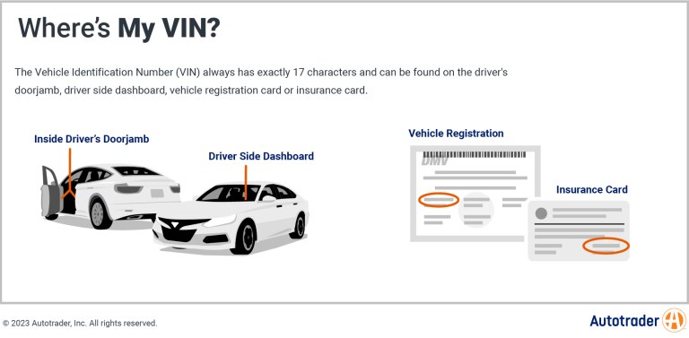 where is vin number car