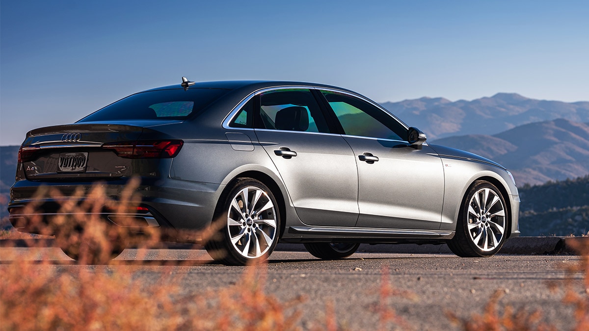 The 2024 Audi A4 is blessed with the right balance of ride comfort and handling. 