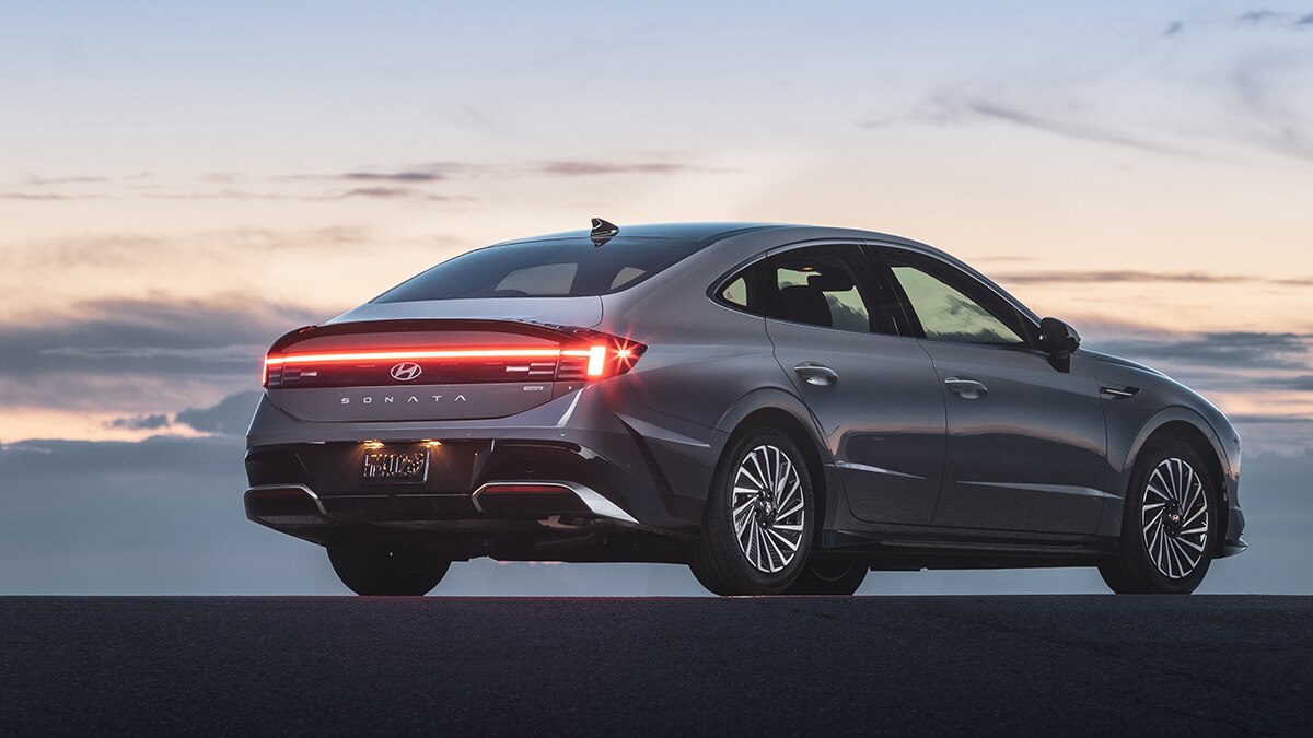 The 2024 Hyundai Sonata Hybrid also features a new rear bumper and revised taillights.
