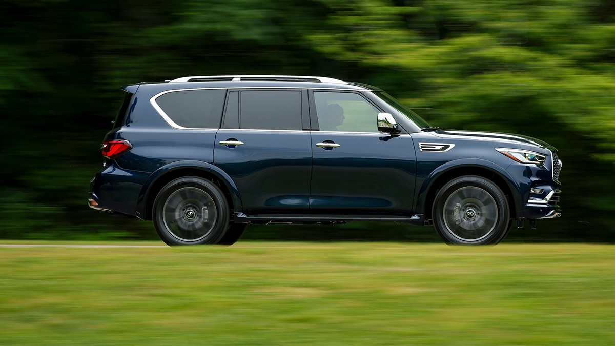 A luxurious workhorse: the V8-powered 2024 Infiniti QX80.