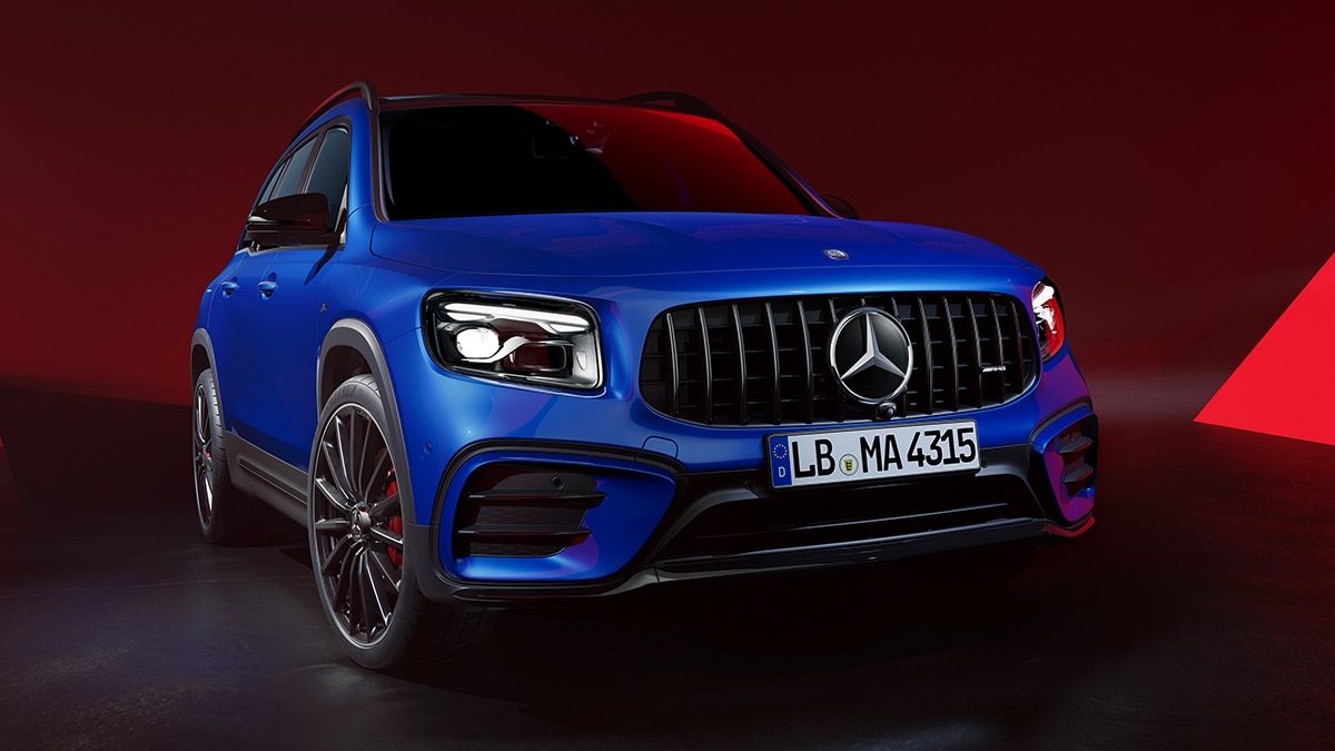 The AMG-enhanced turbo engine in the GLB 35 produces an impressive 302 horsepower and 295 lb-ft of torque.