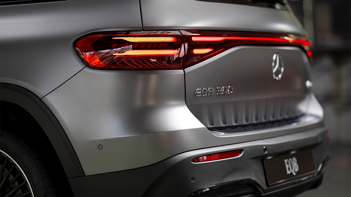 The 2024 Mercedes-EQ EQB 350 4Matic has 288 horsepower and a range of 221 miles. 