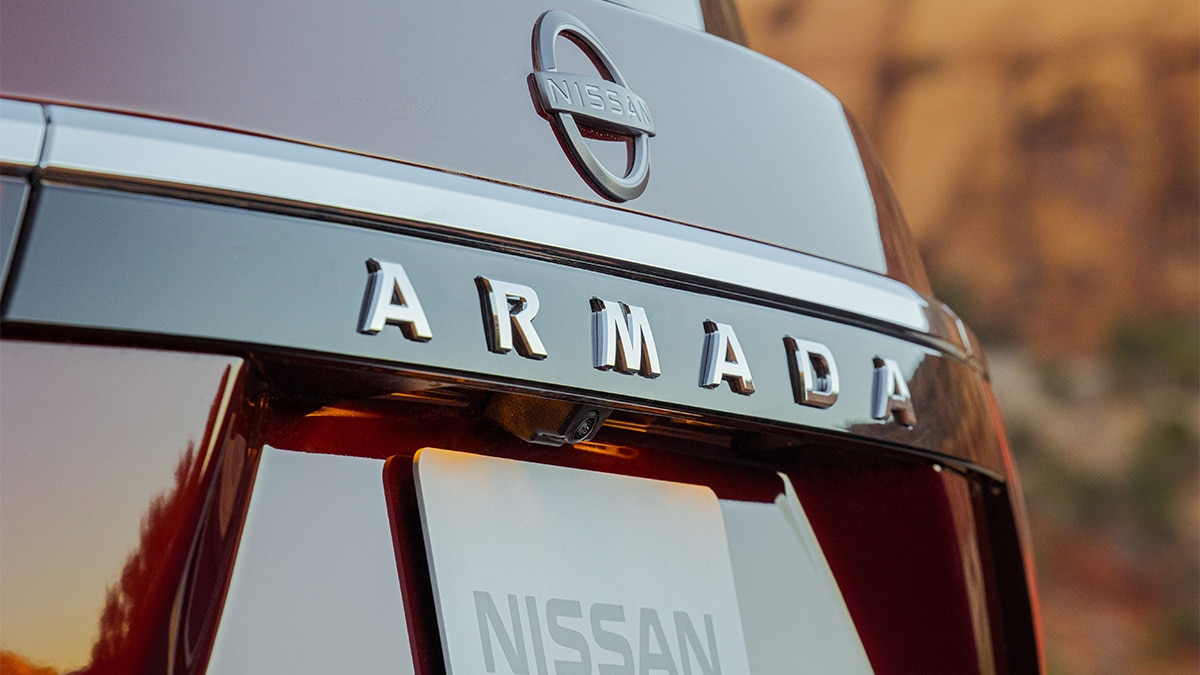 Nissan makes it very clear that its big and luxurious SUV is the Armada. 