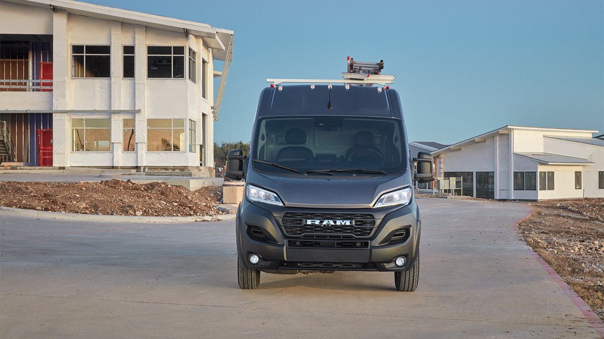 Properly sized for a variety of trades: the 2024 Ram ProMaster. 