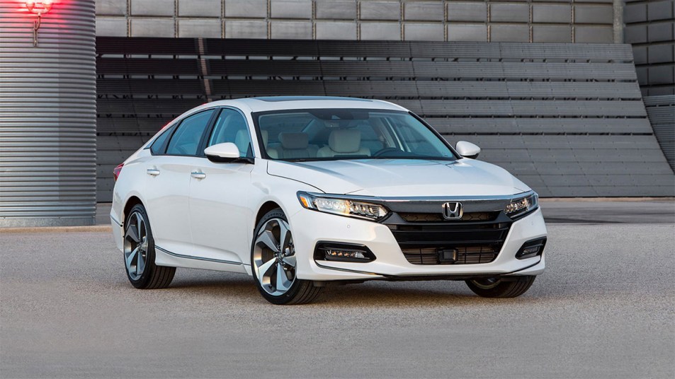2018 Honda Accord parked outside.