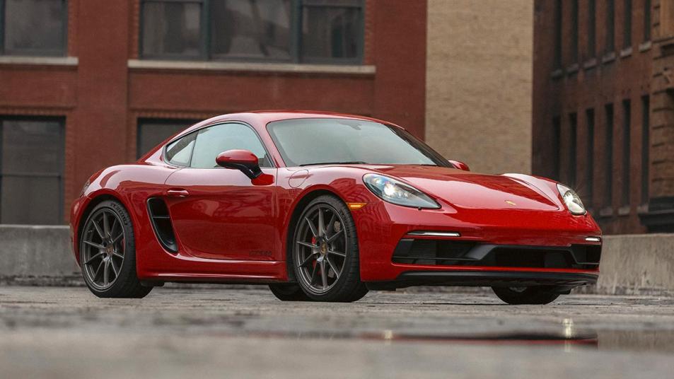 2024 Porsche 718 Cayman GTS 4.0 in red