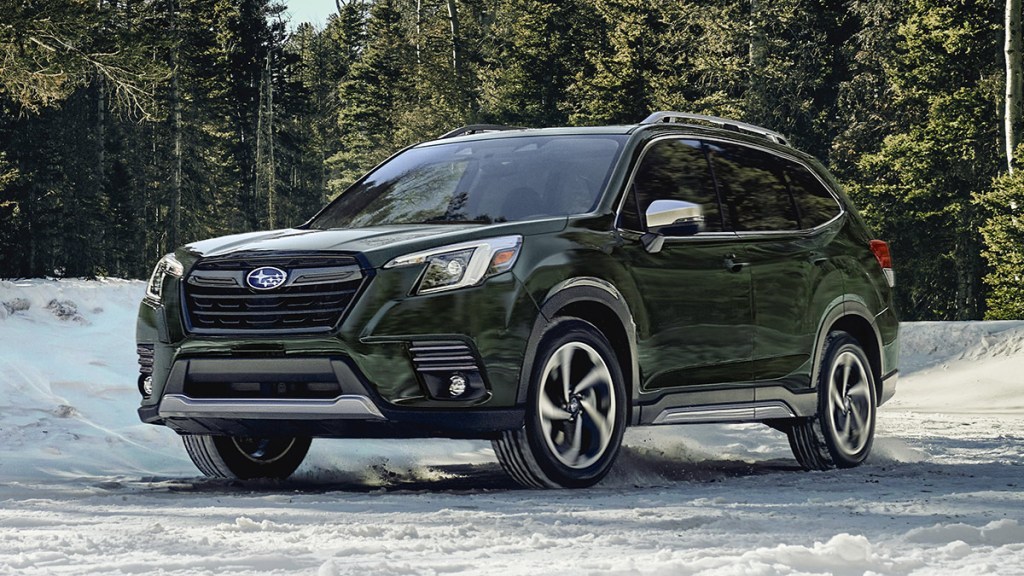 2024 Subaru Forester in green.