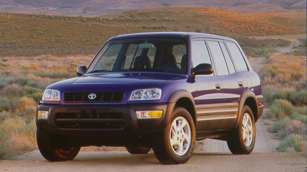 1996 Toyota RAV4 in blue.