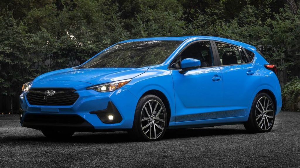 2024 Subaru Impreza in blue.