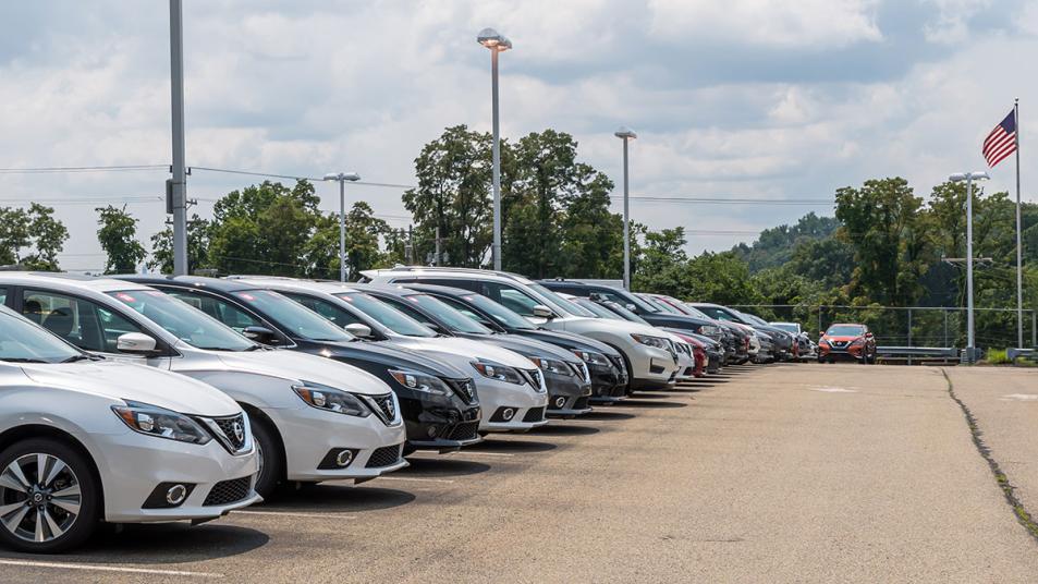 Used Car dealership lot