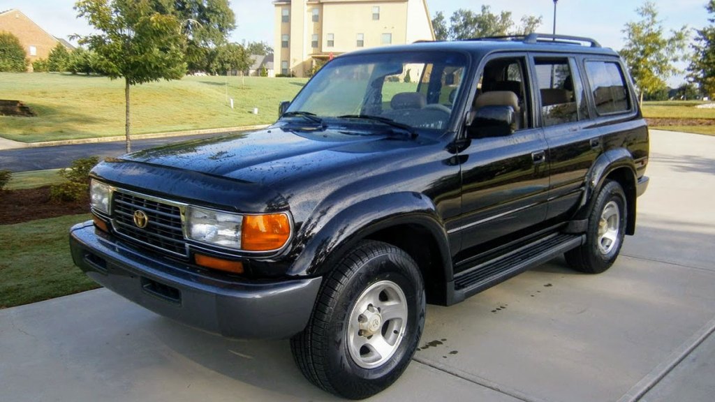 1997 Toyota Land Cruiser on the side of the road.