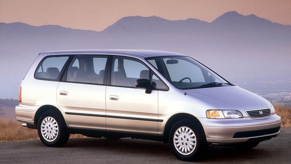 1998 Honda Odyssey parked outside.