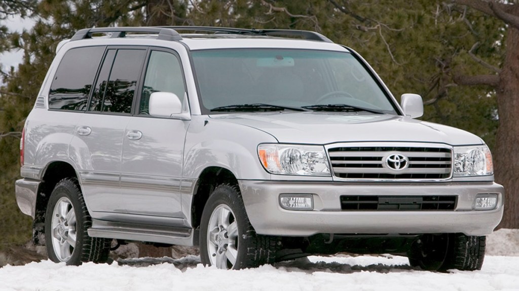 2007 Toyota Land Cruiser on the road.