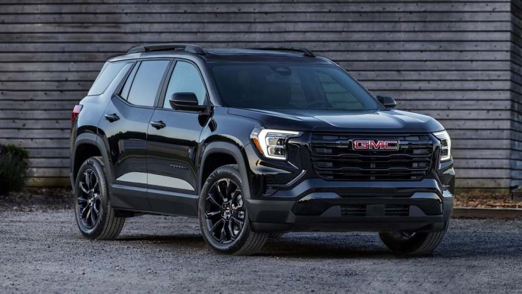 2025 GMC Terrain in black.