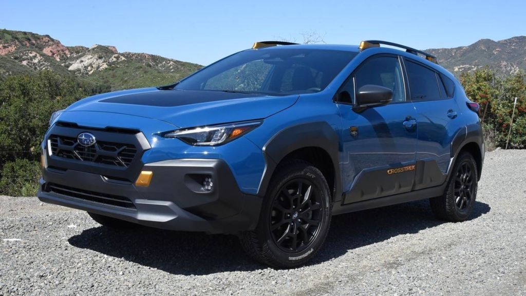 2025 Subaru Crosstrek in blue.