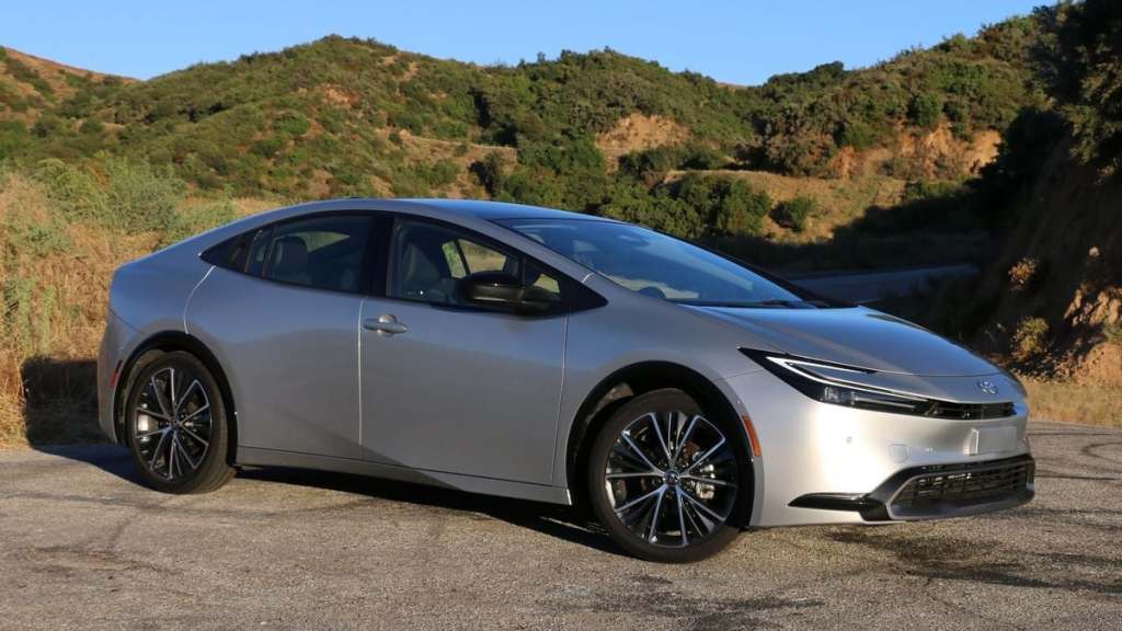 2025 Toyota Prius parked outside.