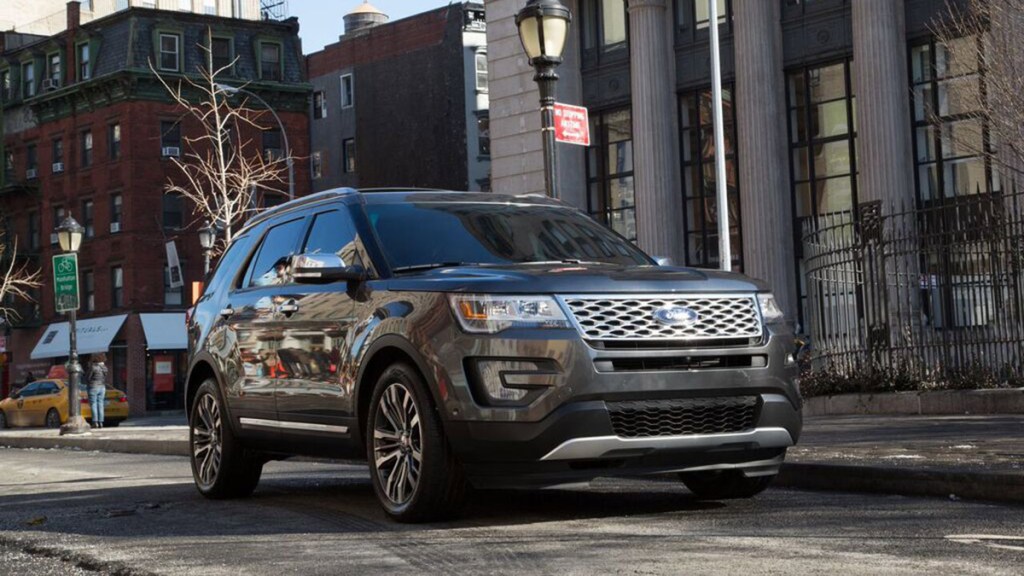 2016 Ford Explorer on the road.