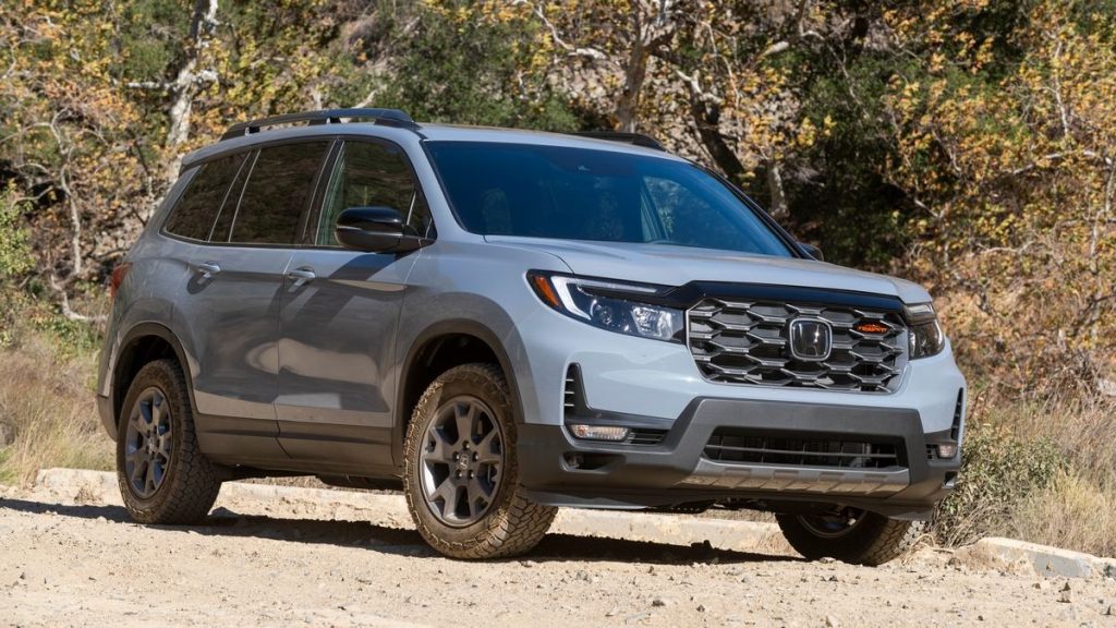 2025 Honda passport on the road.