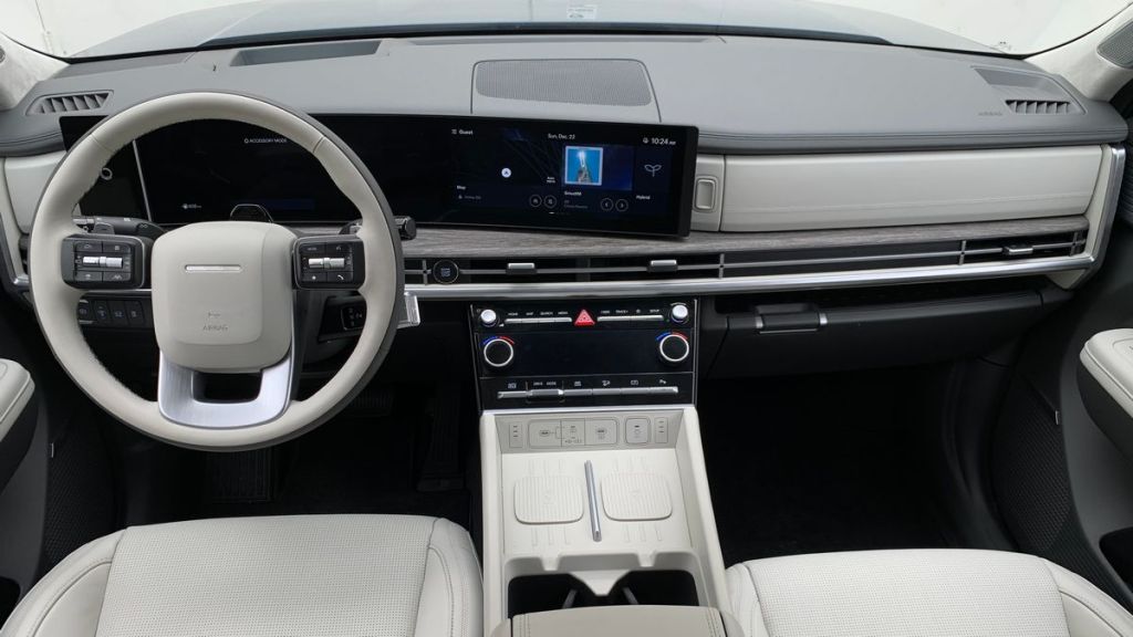 2025 Hyundai Santa Fe interior.