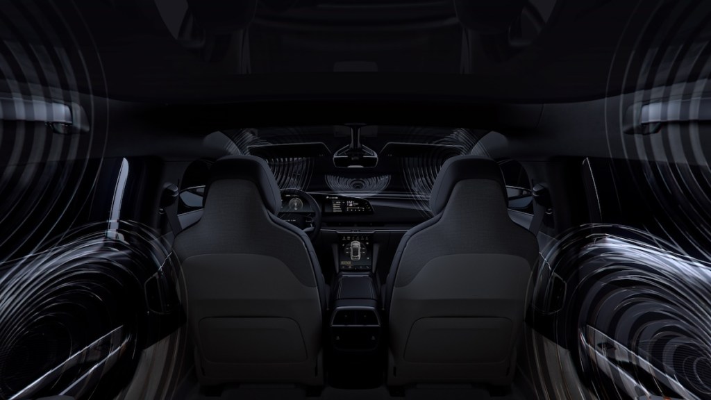 Lucid Air sound system with Dolby Atmos